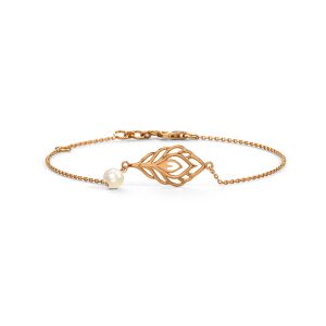 Bomine Leaves Bracelets Hollow Leaf Chain Bracelet